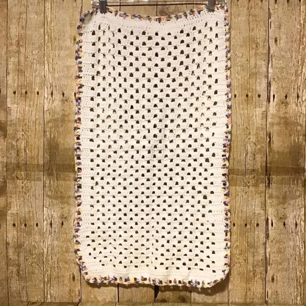 Handmade Crochet‎ Infant Carrier Blanket + Bottle Cover